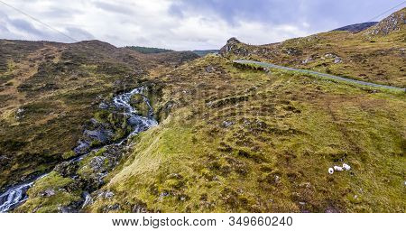 Grannys Pass Is Close To Glengesh Pass In Country Donegal, Ireland.