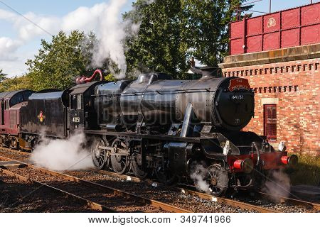 Appleby, England - August 18:  Preserved Stanier Class 8f Steam Locomotive Number 48151 Pictured In 