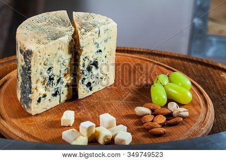 Gorgonzola Piccante Italian Blue Cheese, Made From Unskimmed Cows Milk