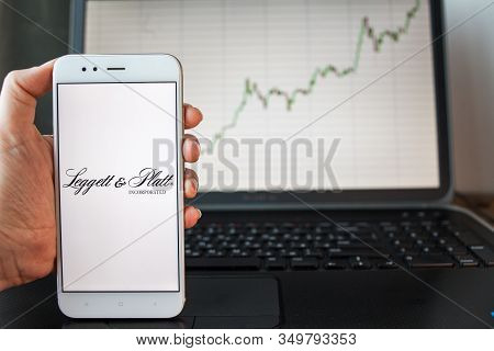 Saint Petersburg, Russia - June 25, 2019: Leggett Platt Company Logo On The Smartphone Screen.
