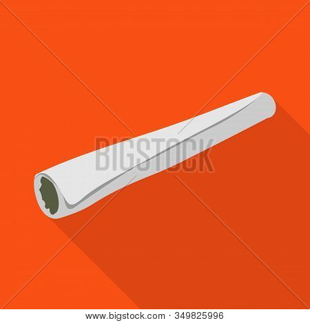 Vector Design Of Cigarette And Drug Symbol. Web Element Of Cigarette And Tobacco Stock Vector Illust