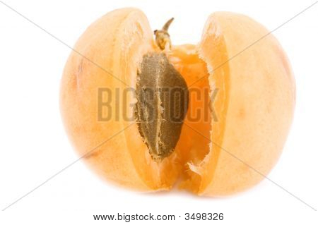 Абрикос Clingstone крупным планом