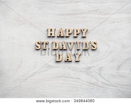 St. Davids Day Greeting Card. Close Up