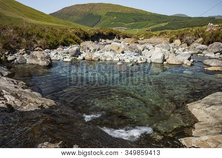 The Fairy Pools, Which Are Cold Swimmable Pools, Multiple Waterfalls, That Vibrant Blue And Green In
