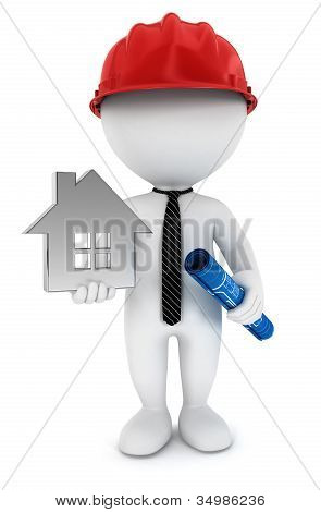 Caporeparto del popolo bianco 3D