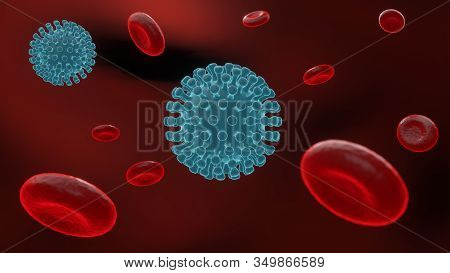 Pathogenic Viruses Causing Infection In Host Organism , Viral Disease Outbreak , For Background Or G