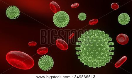 Pathogenic Viruses Causing Infection In Host Organism , Viral Disease Outbreak , For Background Or G