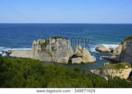 The Black Sea Coast At Kilimli Bay, Near Agva, Sile, In North West Turkey