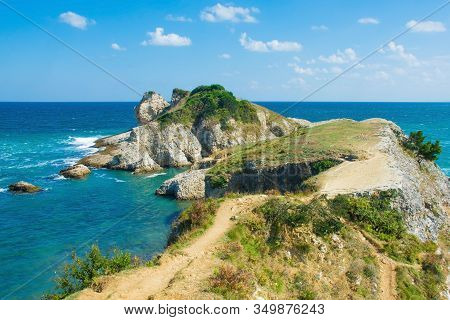 The Black Sea Coast At Kilimli Bay, Near Agva, Sile, In North West Turkey