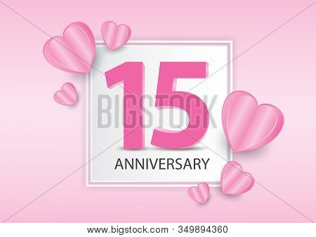 15 Years Anniversary Vector