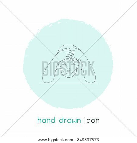 Decline Icon Line Element. Illustration Of Decline Icon Line Isolated On Clean Background For Your W