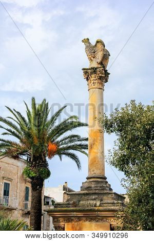 Monument To The Fallen Of The First And Second World Wars On The Piazza Giacomo Matteotti Of City Os
