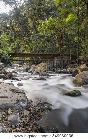 Savegre River, San Gerardo de Dota. Quetzales National Park, Costa Rica. The cleanest river in Centr