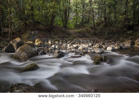 Savegre River, San Gerardo de Dota. Quetzales National Park, Costa Rica. The cleanest river in Centr
