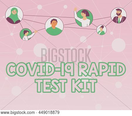 Text Caption Presenting Rapid Test Kit. Business Approach Emergency Medical Diagnostic Equipment Tha