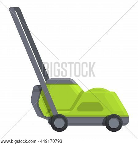 Machine Grass Equipment Icon Cartoon Vector. Trimmer Lawn. Steel Cutter
