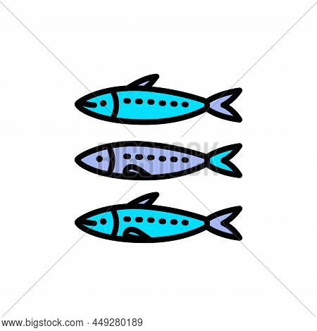 Simple Fish Flat Icon