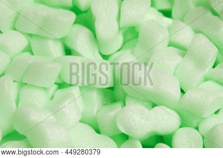 Air Bags For Packaging. Delivery From The Online Store In A Box Styrofoam Granular Packaging Filler