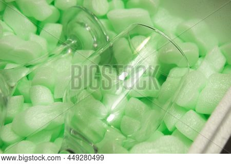 Styrofoam Granular Packaging Filler For Parcels, Protective Packaging . Glass Protection, Sterilized