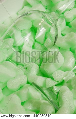 Styrofoam Granular Packaging Filler For Parcels, Protective Packaging . Glass Protection, Sterilized