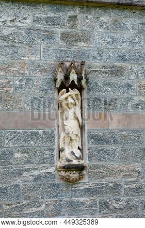View On Saint Mary And Saint Finnan Catholic Church, Scotland, Uk, Glenfinnan,