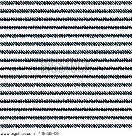 Seamless Pattern Based On Scribble Writing Imitation The Waves