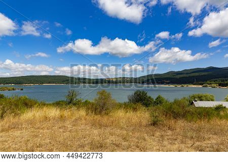 Cecita Lake. The Sila National Park Located In Camigliatello Silano