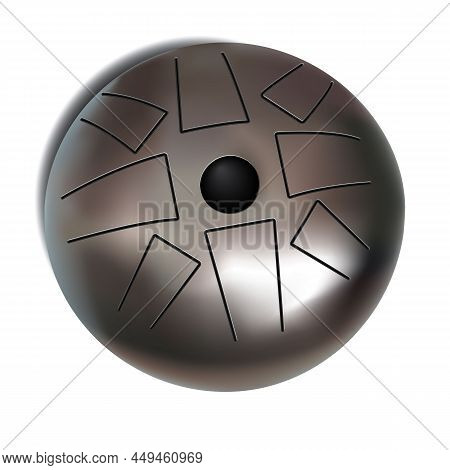 Realistic Vector Hangdram Isolated On A White Background.