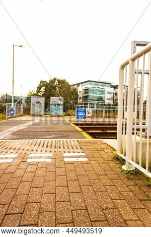 Tram Railway Crossing