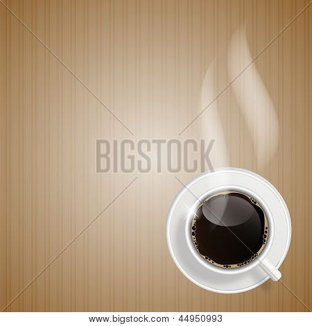 Abstract coffee background vector illustration