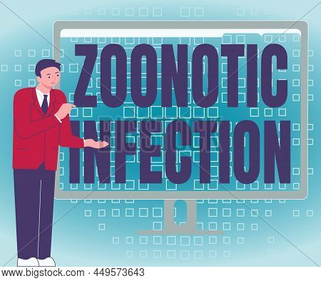 Writing Displaying Text Zoonotic Infection. Conceptual Photo Communicable Disease Transmitted By A N
