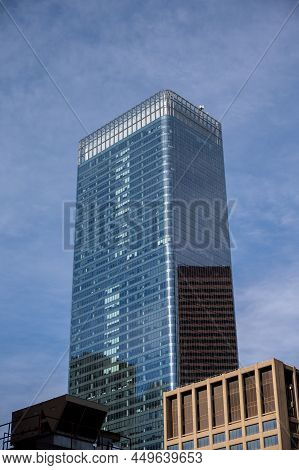 Calgary, Albert A - February 6, 2022: Brookfield Place Office Tower In Calgary, Alberta.