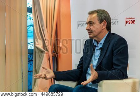 Madrid, Spain, February 21Th 2022- José Luis Rodríguez Zapatero, Former Prime Minister Of Spain, Spe