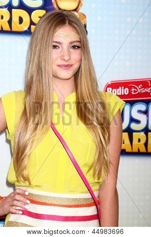 LOS ANGELES - APR 27:  Willow Shields_ arrives at the Radio Disney Music Awards 2013 at the Nokia Theater on April 27, 2013 in Los Angeles, CA
