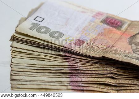 Money Of Ukraine Hryvnia, Hryvnia, Grivna, Ukrainian Currency -100 Hryvnia Banknotes Pack