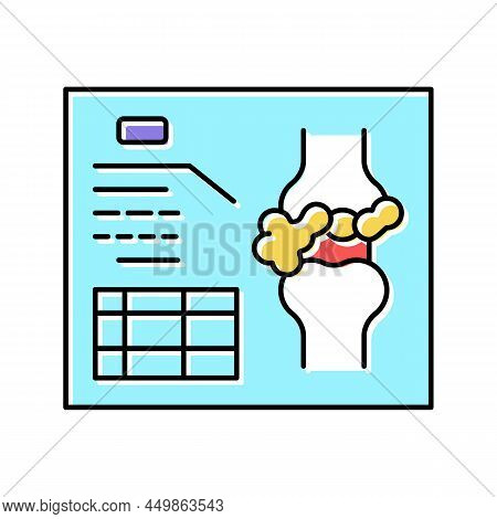 Lumps Analysis And Researching Color Icon Vector. Lumps Analysis And Researching Sign. Isolated Symb