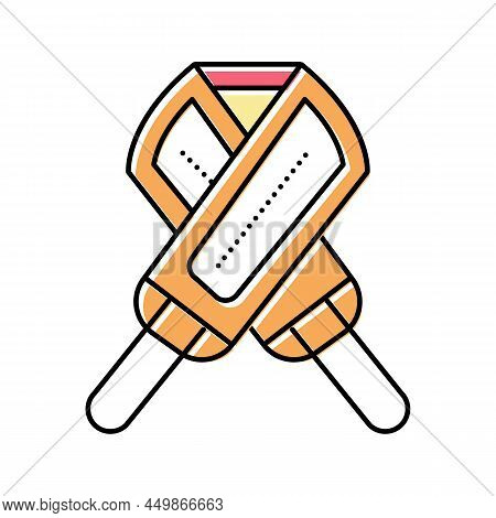 Loofah Massager Color Icon Vector. Loofah Massager Sign. Isolated Symbol Illustration