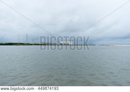 Waters Of The River Ipojuca, In The Region Of The Beach Of Camboa, Mouth Of The River Ipojuca With T
