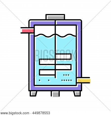 Fermentation Pharmaceutical Production Color Icon Vector. Fermentation Pharmaceutical Production Sig