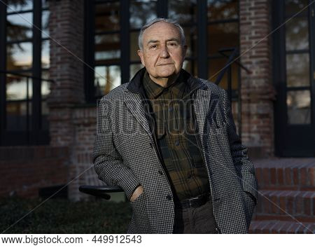 Madrid, Spain, 02,23,2022: Half-length Portrait Of The Writer, Journalist And Film Director Vicente 