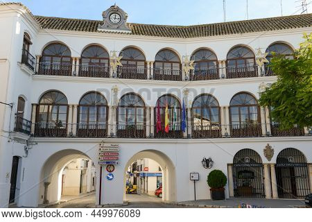 View At The Town Hall Of Osuna On Andalusia In Spain