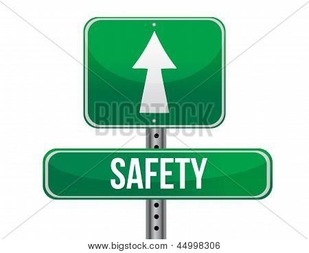 Sicurezza stradale segno illustrazione Design