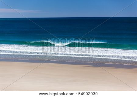 Ocean Beach Wave Blue Horizon