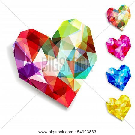 Vector heart. Valentines day. EPS 10