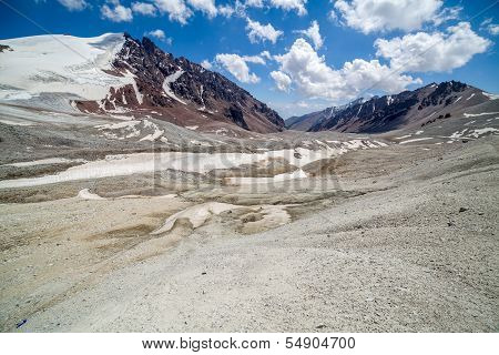 Bald stony mountains of Tien Shan