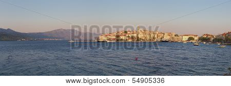 Korcula Town On The Dalmatian Islands Of Croatia