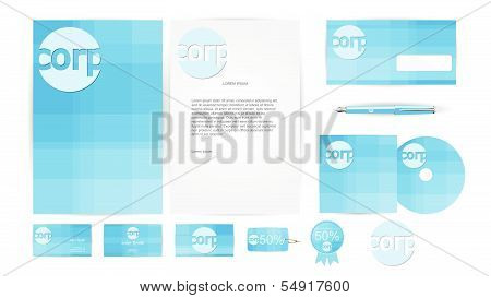 Corporate Identity Templates in Vector illustration