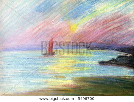 Scarlet plachty, Pastel