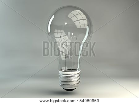 Light Bulb In Studio