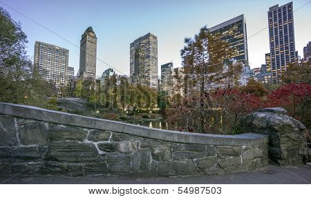 Gapstow Bridge Central Park, New York City